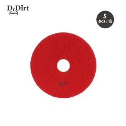 Dr.Dirt 17寸紅色清潔墊 1盒/5片 Dr.Dirt 17寸紅色清潔墊 1盒/5片